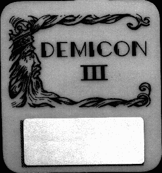 DemiCon III Badge