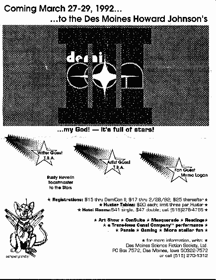 DemiCon III flyer