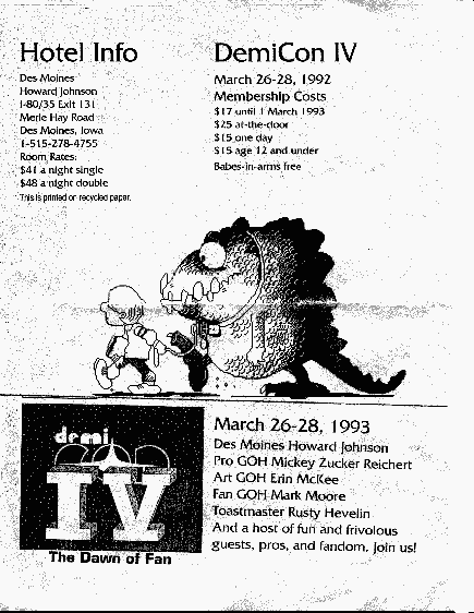 DemiCon IV flyer